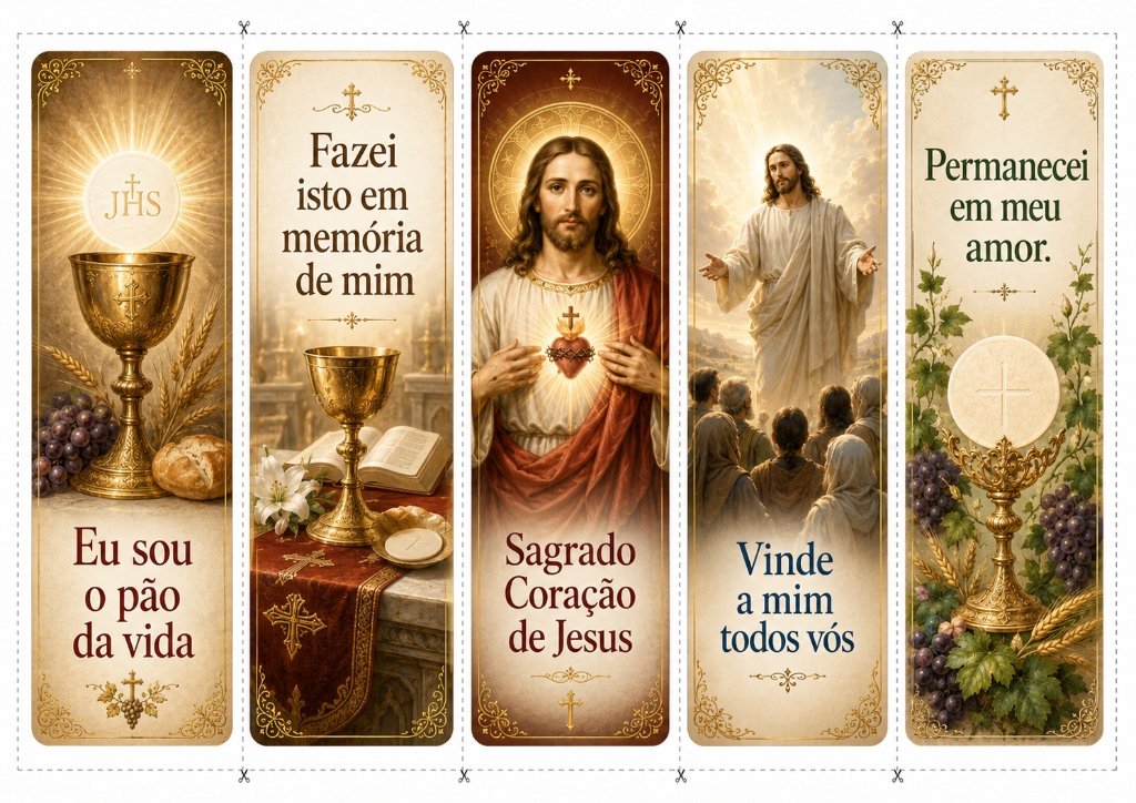 Marcadores Eucarísticos e Jesus Pão da Vida